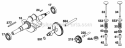 Crankshaft Cam Diagram and Parts List for 233461-2540-01  Briggs and Stratton Engine